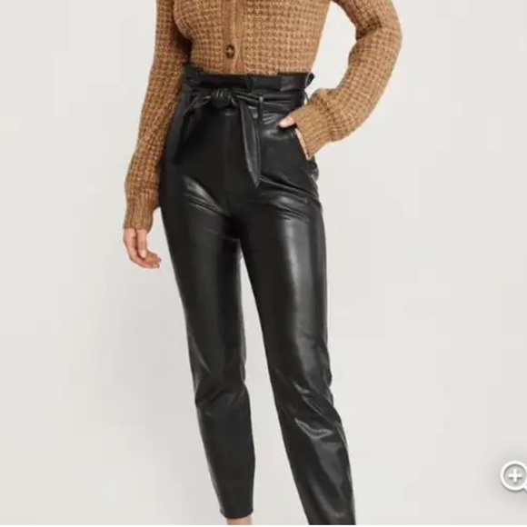 Leather Abercrombie pants - Picture 2 of 4